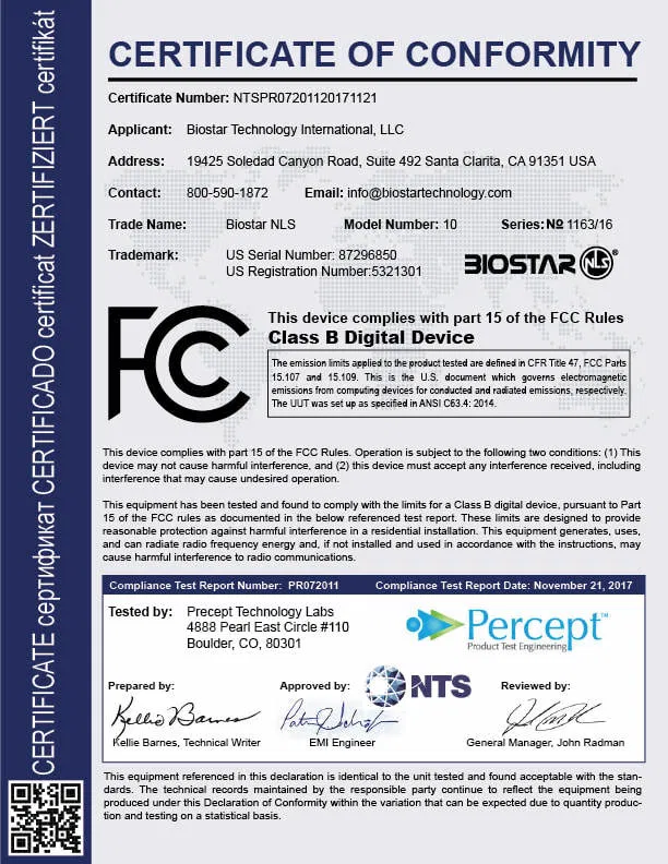 Conformity standard 3